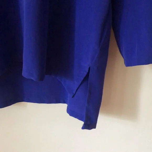 Joie Royal Blue Boatneck Blouse - Picture 3 of 3